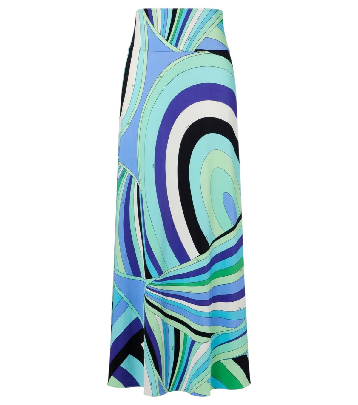 EMILIO PUCCI　カラフル ロングスカート PUCCI Cotton High Waist Wide Long Skirt Emilio Pucci