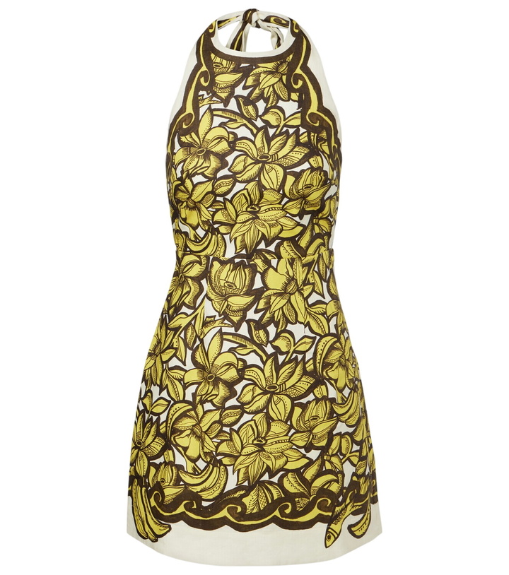 Photo: Alémais Mona floral hemp minidress