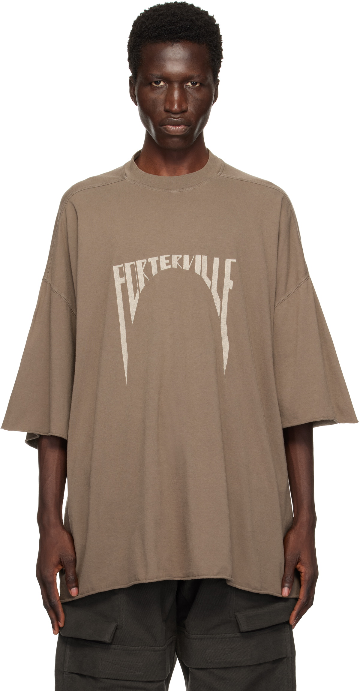 Rick Owens Gray Porterville Tommy T-shirt Rick Owens