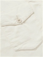 Hartford - Jame Cotton-Corduroy Overshirt - White