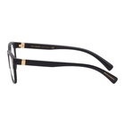 Dolce and Gabbana Black Matte Square Glasses