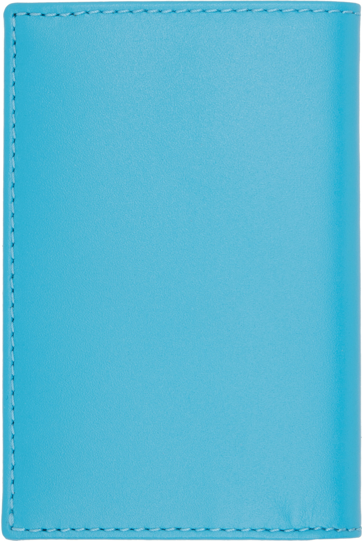 COMME des GARÇONS WALLETS Blue Classic Leather Line Card Holder