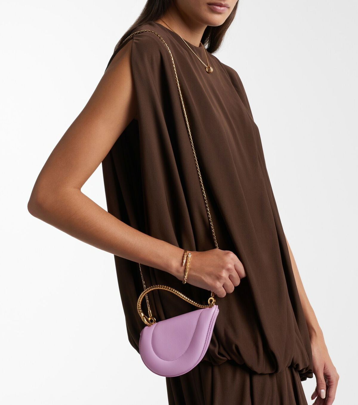 Bvlgari Serpenti Cuore 1968 leather crossbody bag