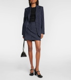 Max Mara Aceri pinstripe jersey blazer