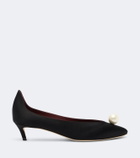 Magda Butrym Embellished satin pumps