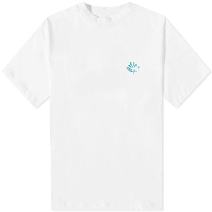 Photo: Magenta Men's Deep Plant T-Shirt in White