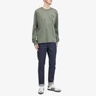 Stone Island Men's Long Sleeve Patch T-Shirt in Musk