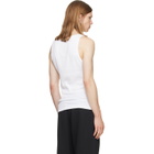 SKIMS Three-Pack White SKIMS Cotton Rib Tank Tops