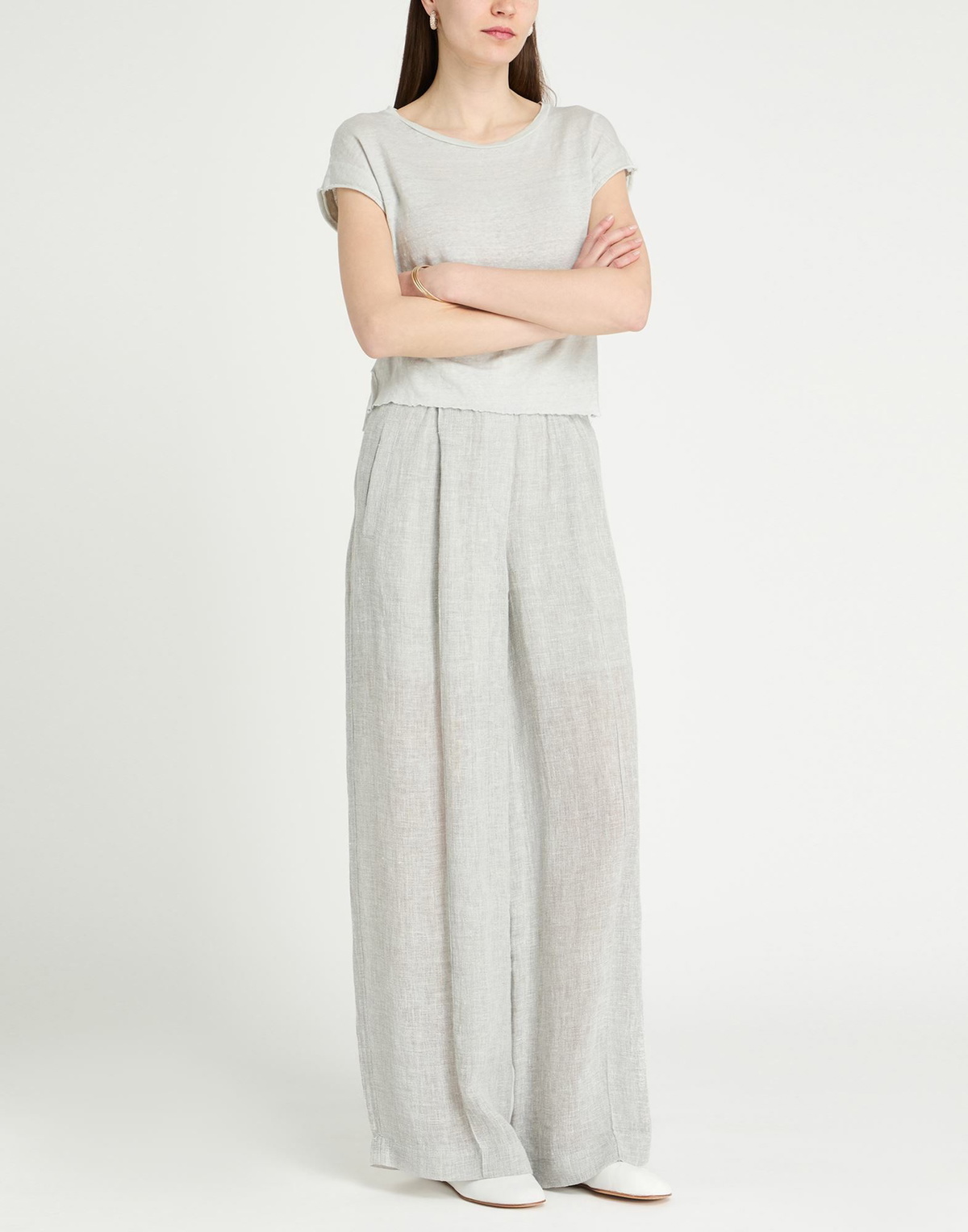 Crossley Womens T-shirt Light in Grey