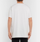 Alexander McQueen - Printed Cotton-Jersey T-Shirt - White