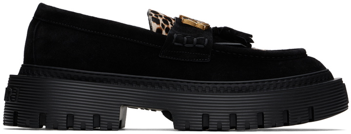 Mocassins AMIRI En Cuir Militaire - Taille 42 - Noir - Neuf Avec Emballage