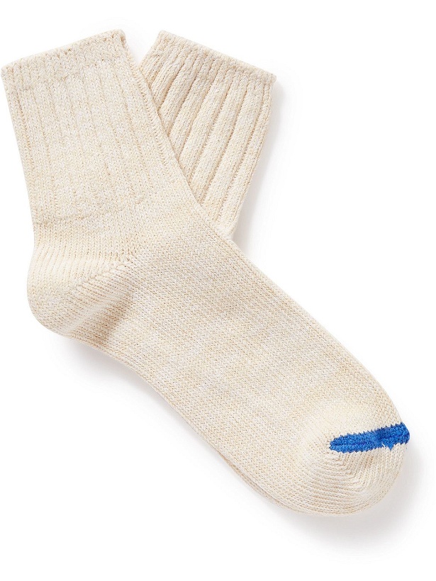Photo: Thunders Love - Ribbed Recycled Cotton-Blend Socks