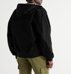 Carhartt WIP - Wacko Maria Logo-Appliquéd Cotton-Canvas Hooded Jacket - Black