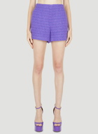 Boucle Shorts in Purple
