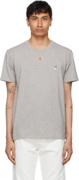 Maison Kitsuné Grey Fox Head Patch Classic T-Shirt