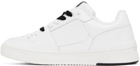 Versace Jeans Couture White & Black Printed Sneakers