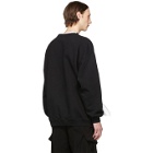 Vetements Black Inverted Logo Sweatshirt