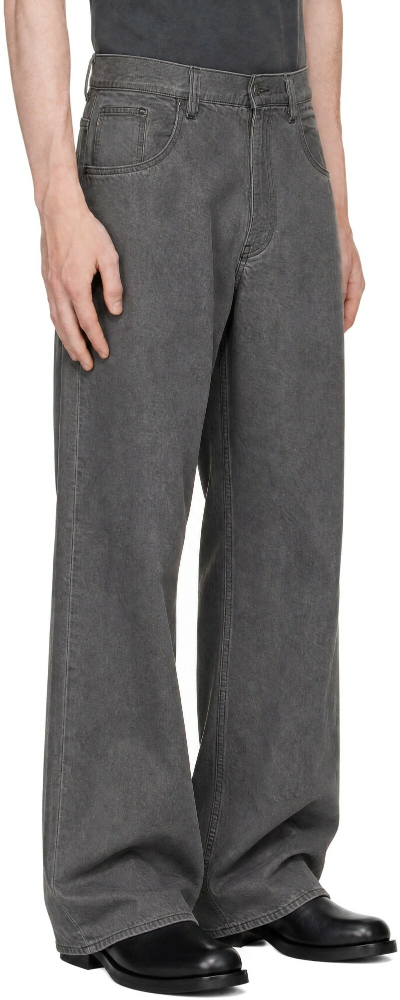 Sunflower Gray Super Wide Jeans