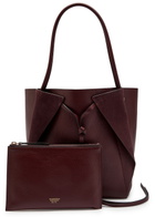 Gabriela Hearst Marija Leather Tote bag - Bordeaux - One Size