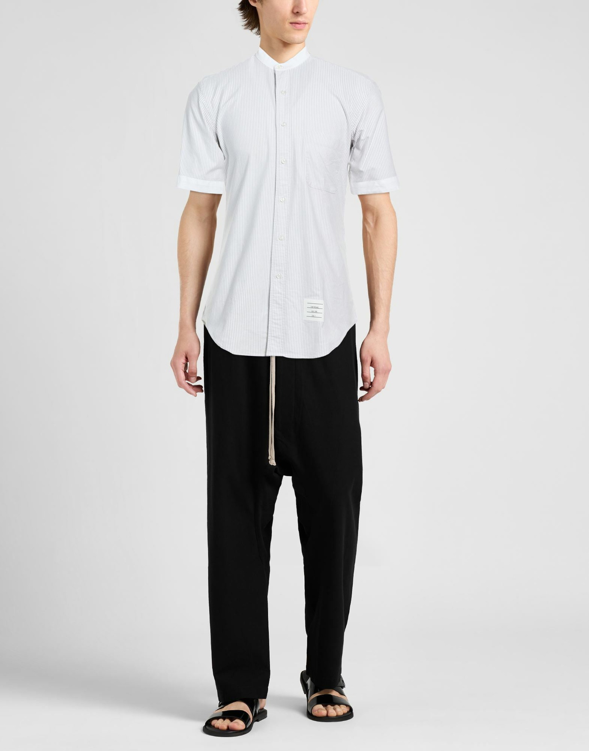Thom Browne Mens Shirt in Grey