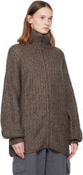 LISA YANG Brown Marly Cardigan Jacket