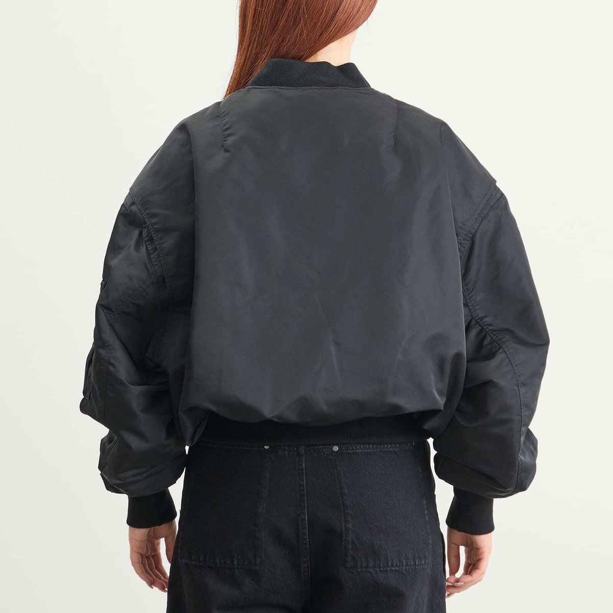 Entire Studios Women's Broad Bomber Jacket in Oil