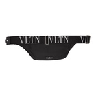 Valentino Black Valentino Garavani VLTN Strap Waist Bag