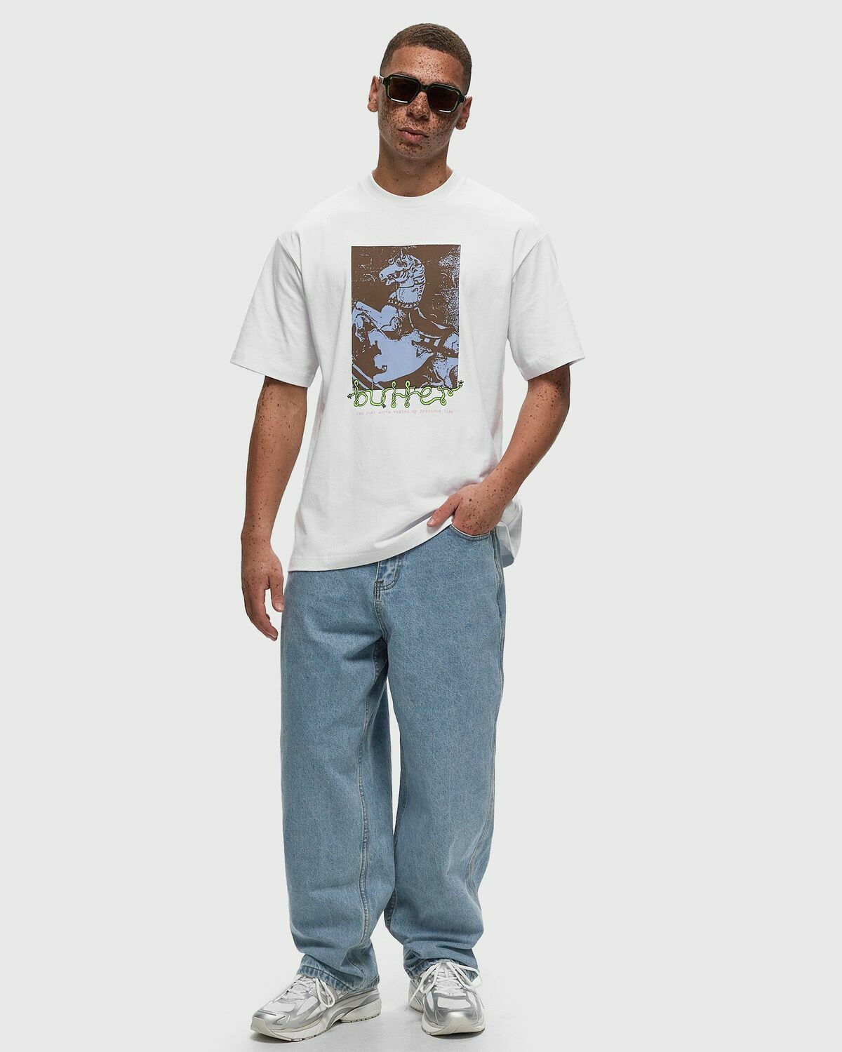 Butter Goods Lock Baggy Denim Jeans Blue Jeans Butter Goods Butter Goods Lock Baggy Denim Jeans Blue Jeans Butter Goods