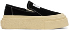 MM6 Maison Margiela Black Platform Sneakers