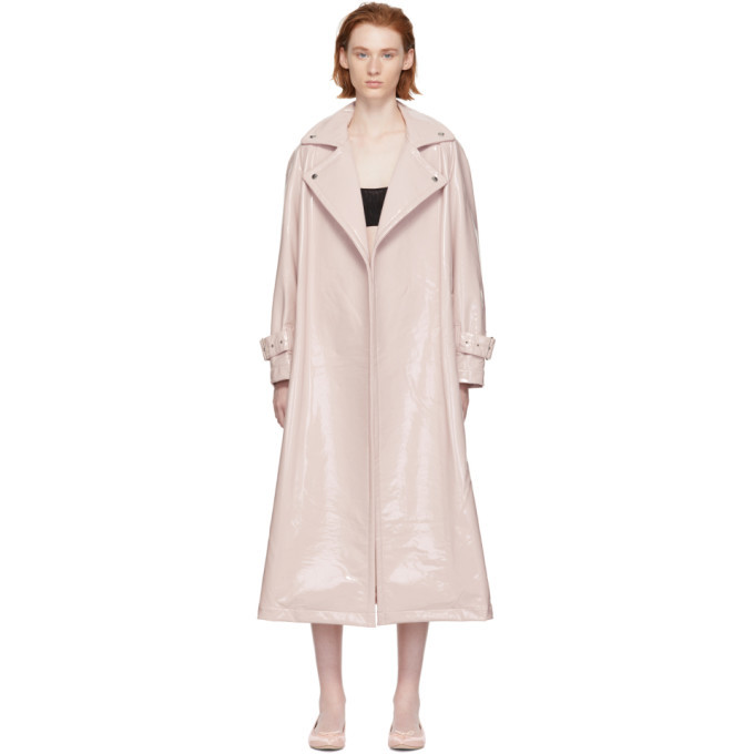 Photo: Chika Kisada Pink Patent Coat