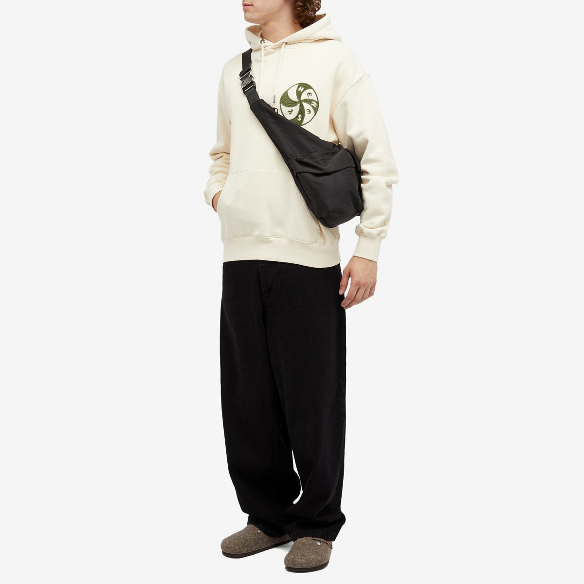 Heresy Men's Portal Popover Hoody in Ecru