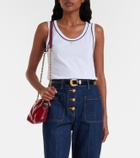 Valentino VLogo cotton jersey tank top