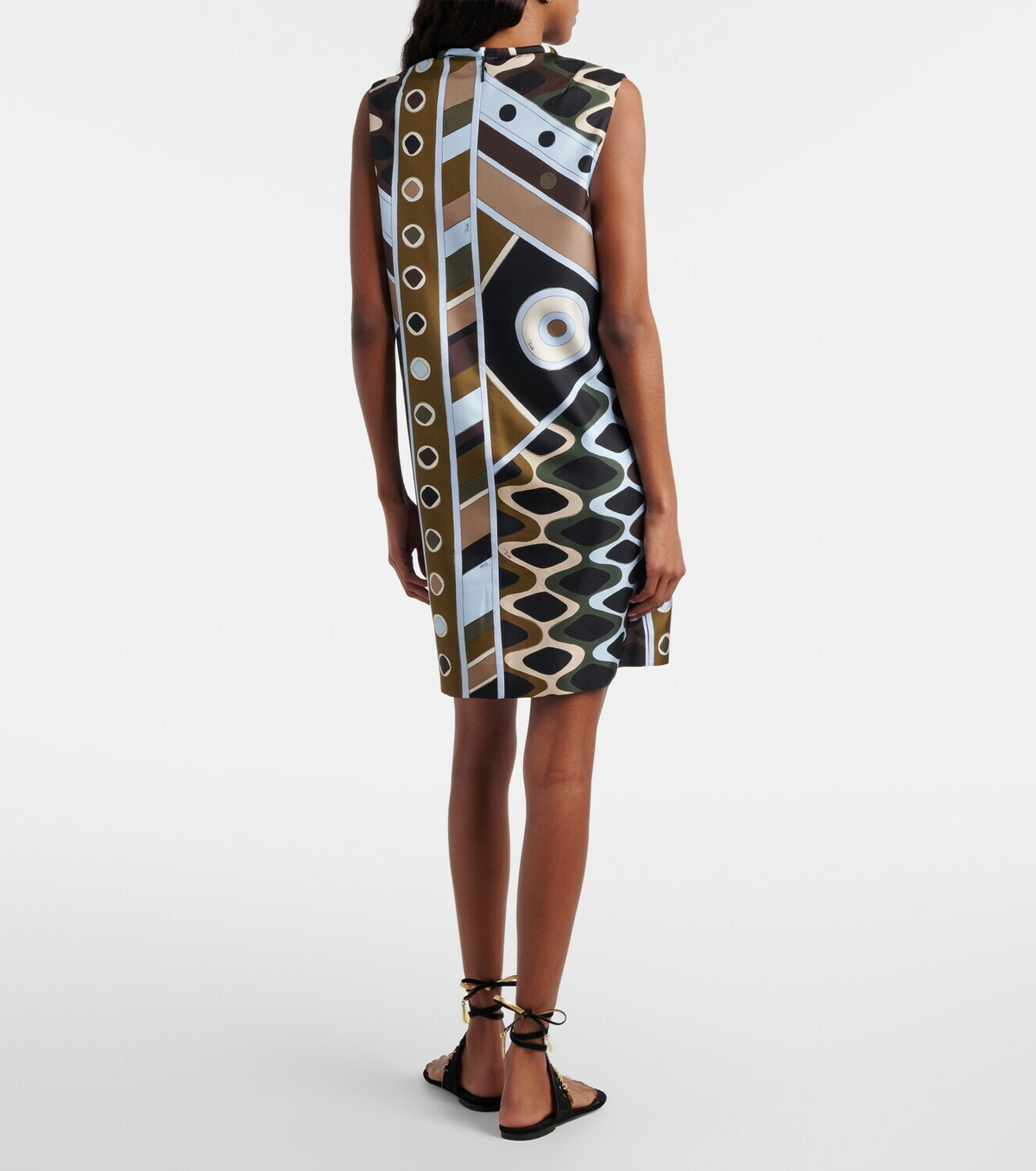 Pucci Vivara silk twill minidress
