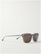 Brioni - D-Frame Acetate and Silver-Tone Sunglasses