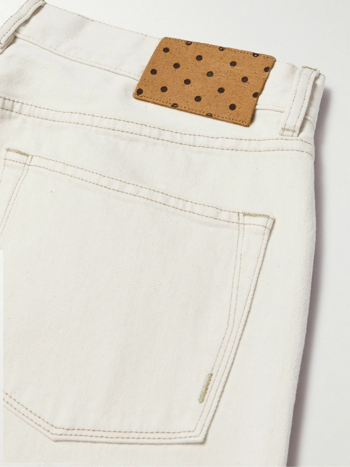 Massimo Alba - Oceano Straight-Leg Selvedge Jeans - White Massimo Alba - Oceano Straight-Leg Selvedge Jeans - White