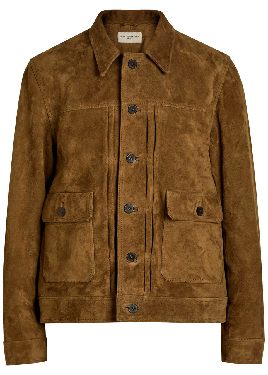 Officine Générale - Gianni Leather Jacket - Brown Officine