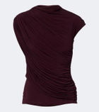 Tove Khari draped jersey top