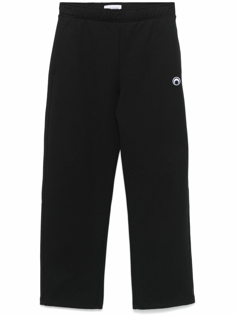 Marine Serre Logo Embroidery Straight-Cut Trousers