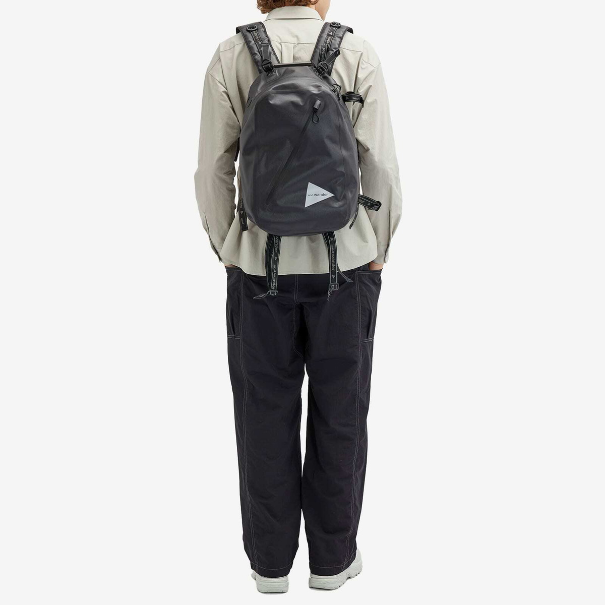 and wander Waterproof Daypack in Black and Wander