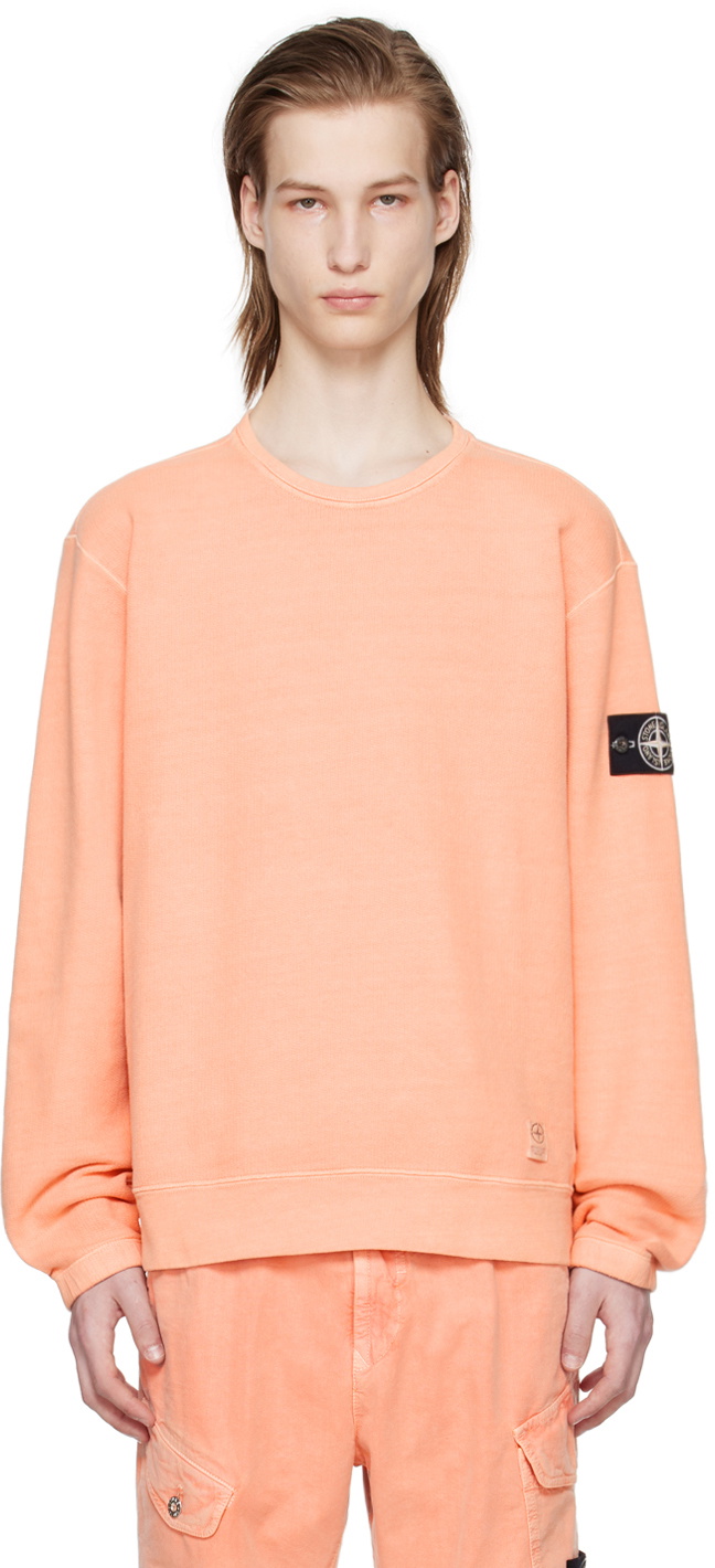 Stone Island Stone Island 63051 Sweatshirt Orange