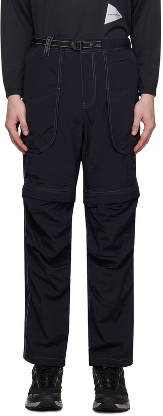 Photo: and wander Black 2Way Track Pants