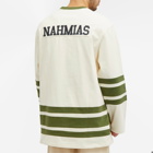 Nahmias Men's Ringer Jersey in Antique White