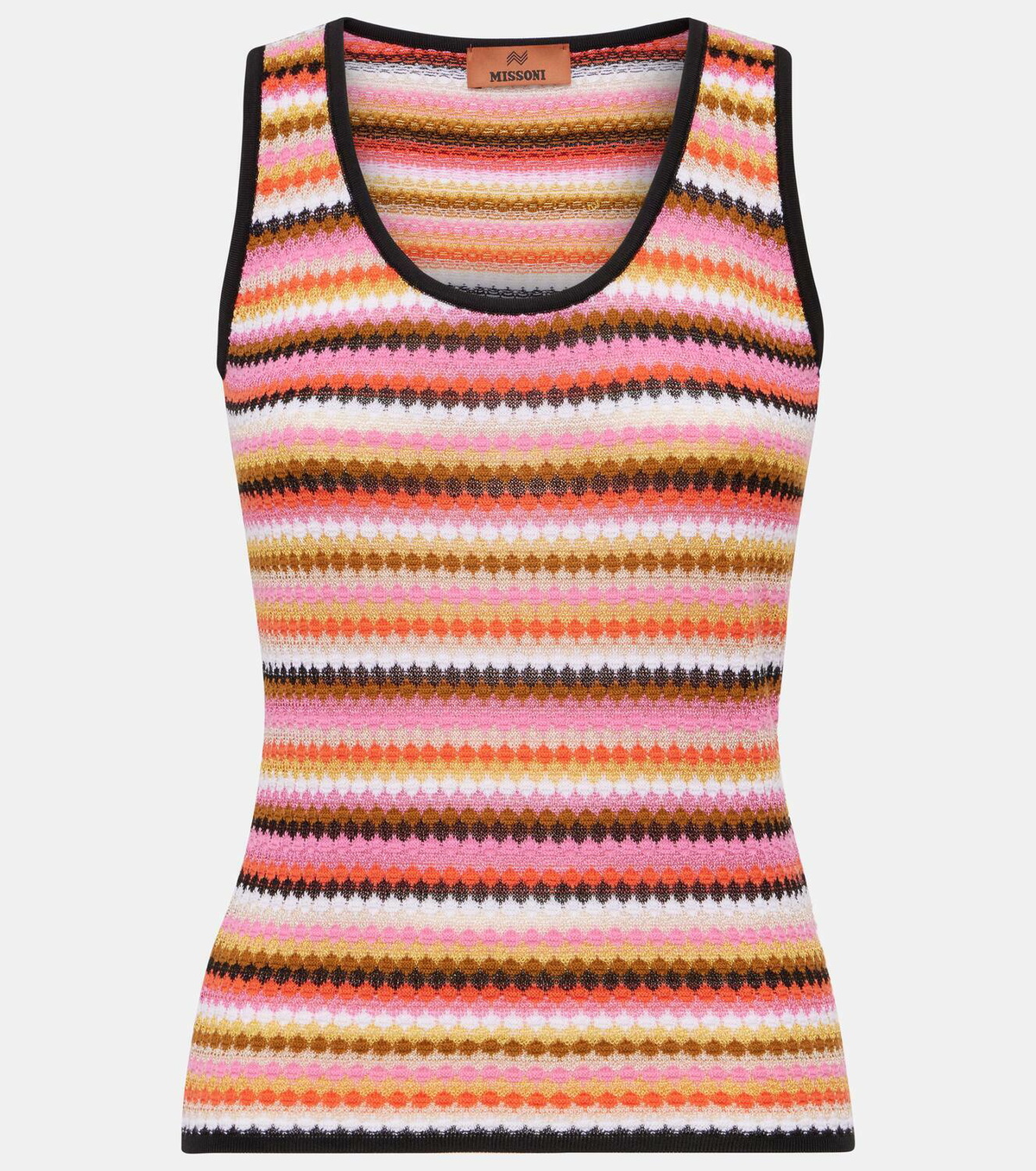Missoni Tank Top in Pink and Rust Tones main image 1