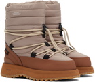Suicoke Beige BOWER-evab HI-LACE Boots