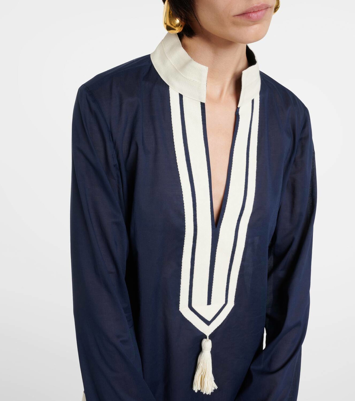 【Tory Burch】 Tasseledコットン tunic Tory Burch Tasseled cotton tunic Tory Burch