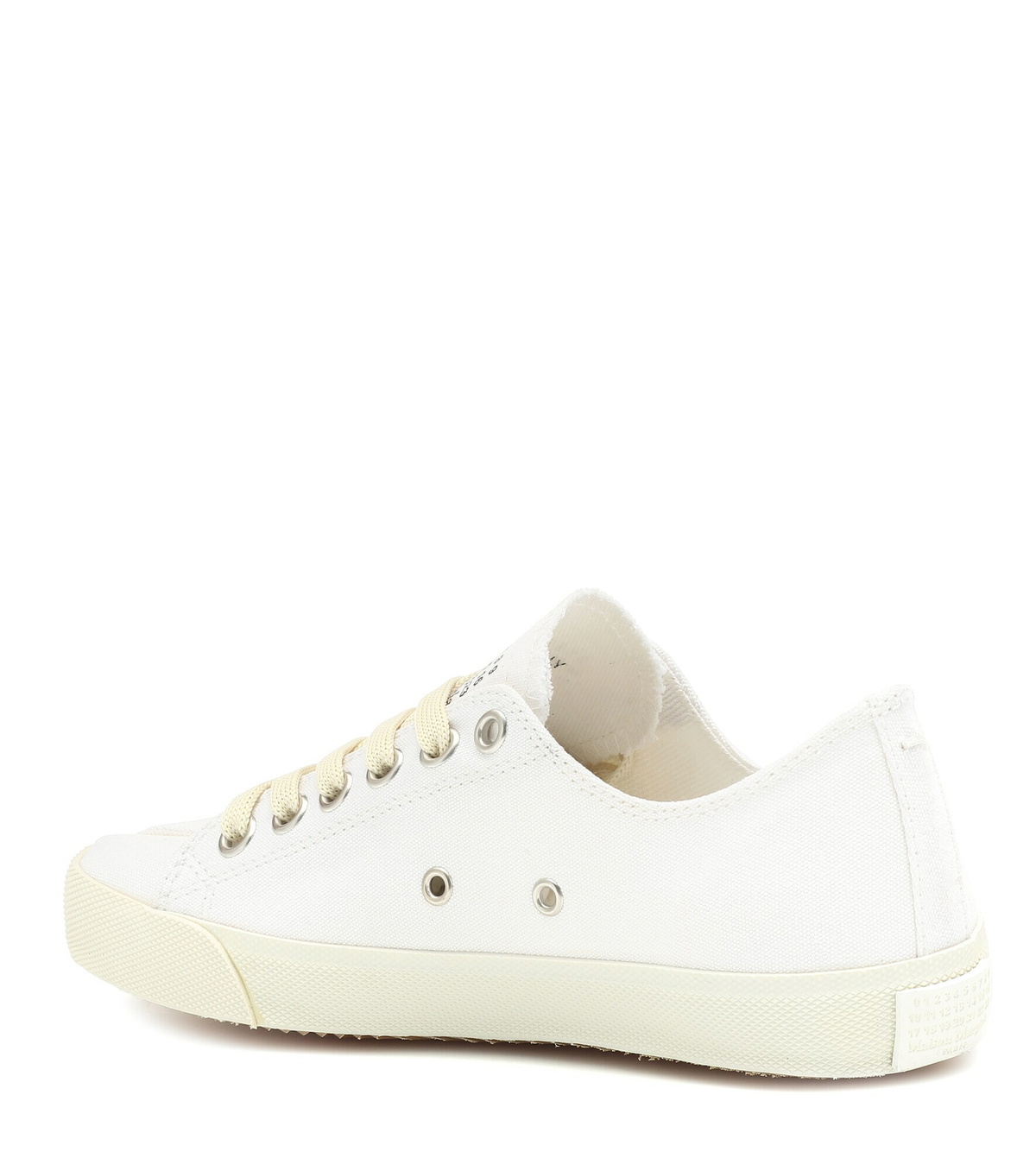 Maison Margiela - Tabi logo canvas low-top sneakers Maison Margiela