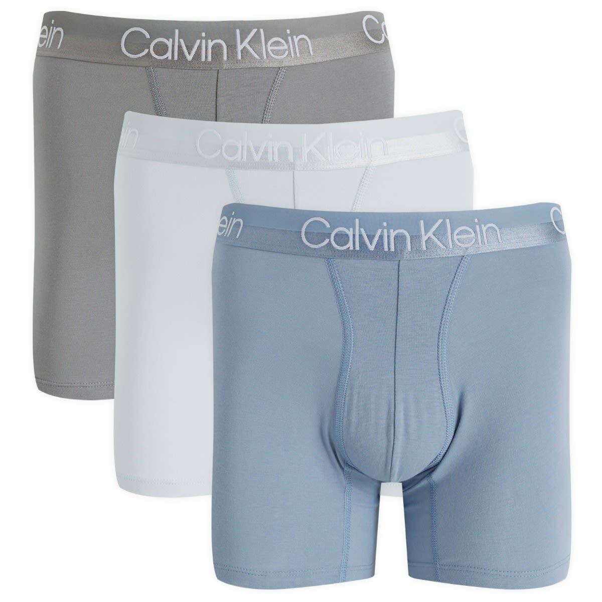 Calvin Klein Men's Boxer Briefs - 3 Pack in Blue Calvin Klein