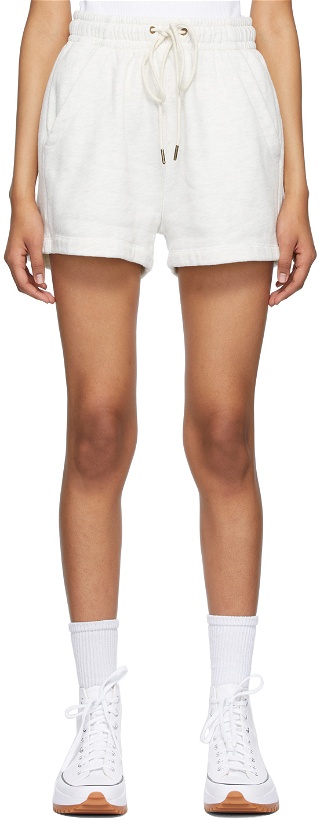 Photo: Citizens of Humanity Off-White Fleece Olympia Shorts