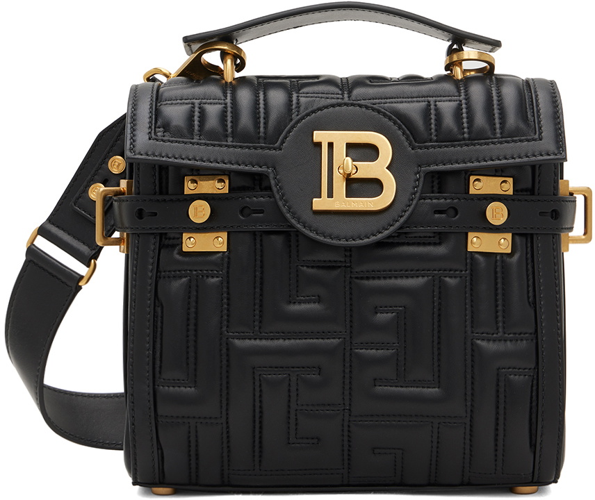 Balmain Black B-Buzz 23 Bag Balmain