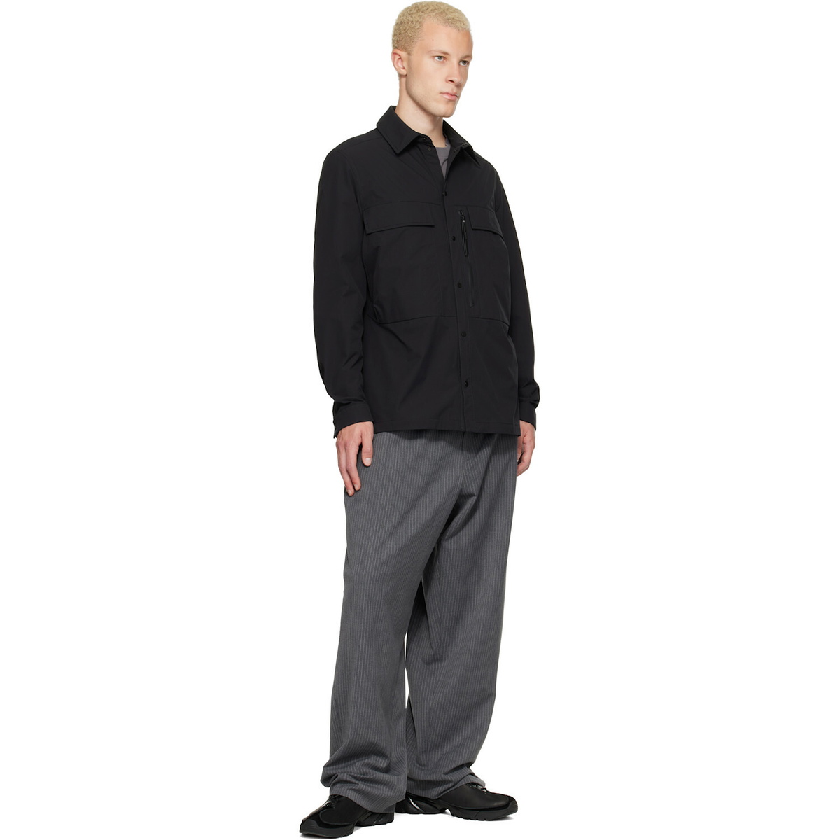 Moncler Black Ripstop Shirt